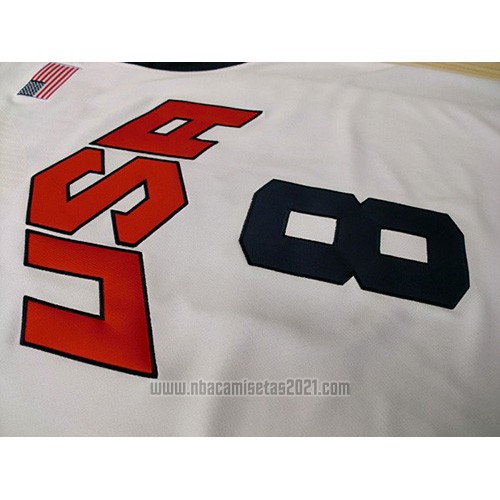 Camiseta USA 2012 Deron Williams #8 Blanco